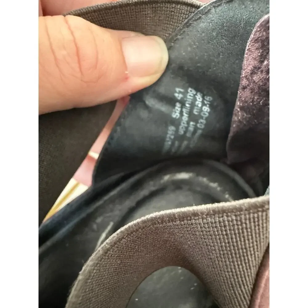 DANSKO Laura Purple Nubuck Slip On Back Zip Wedge | Size 41